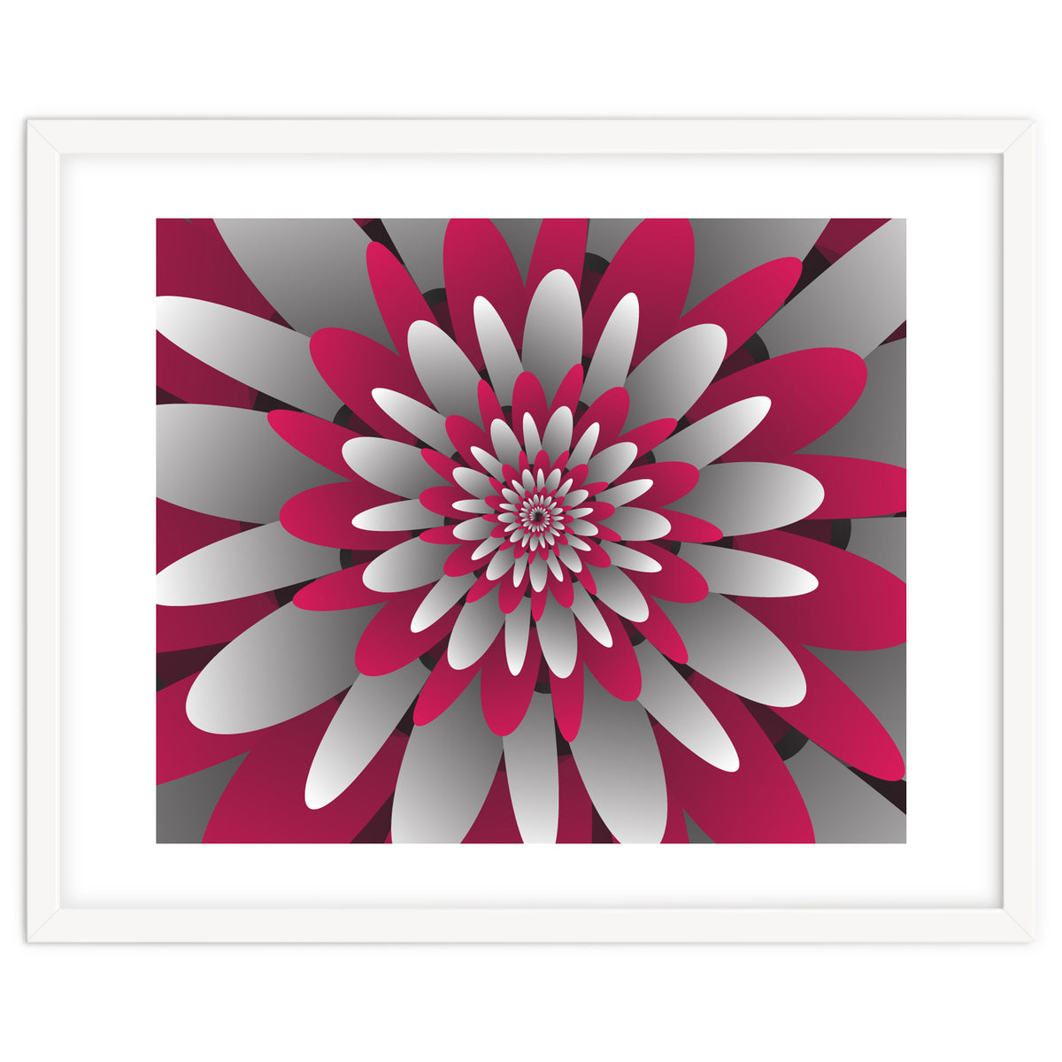 Paper Cut Flower Spiral