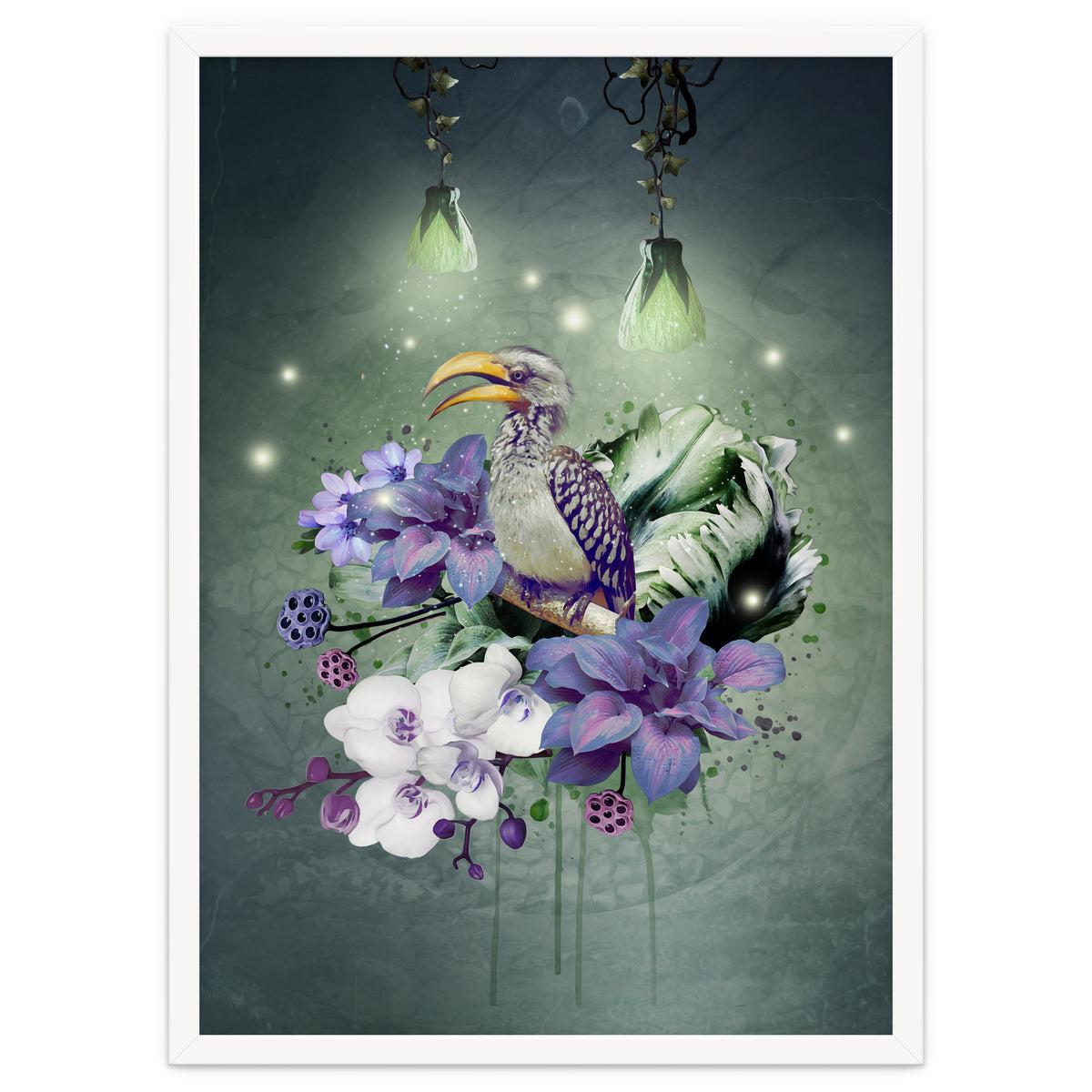 Floral Magic Hornbill