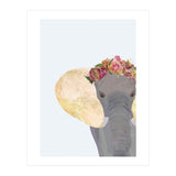 Angelic Boho Elephant Portrait (Print Only) thumbnail