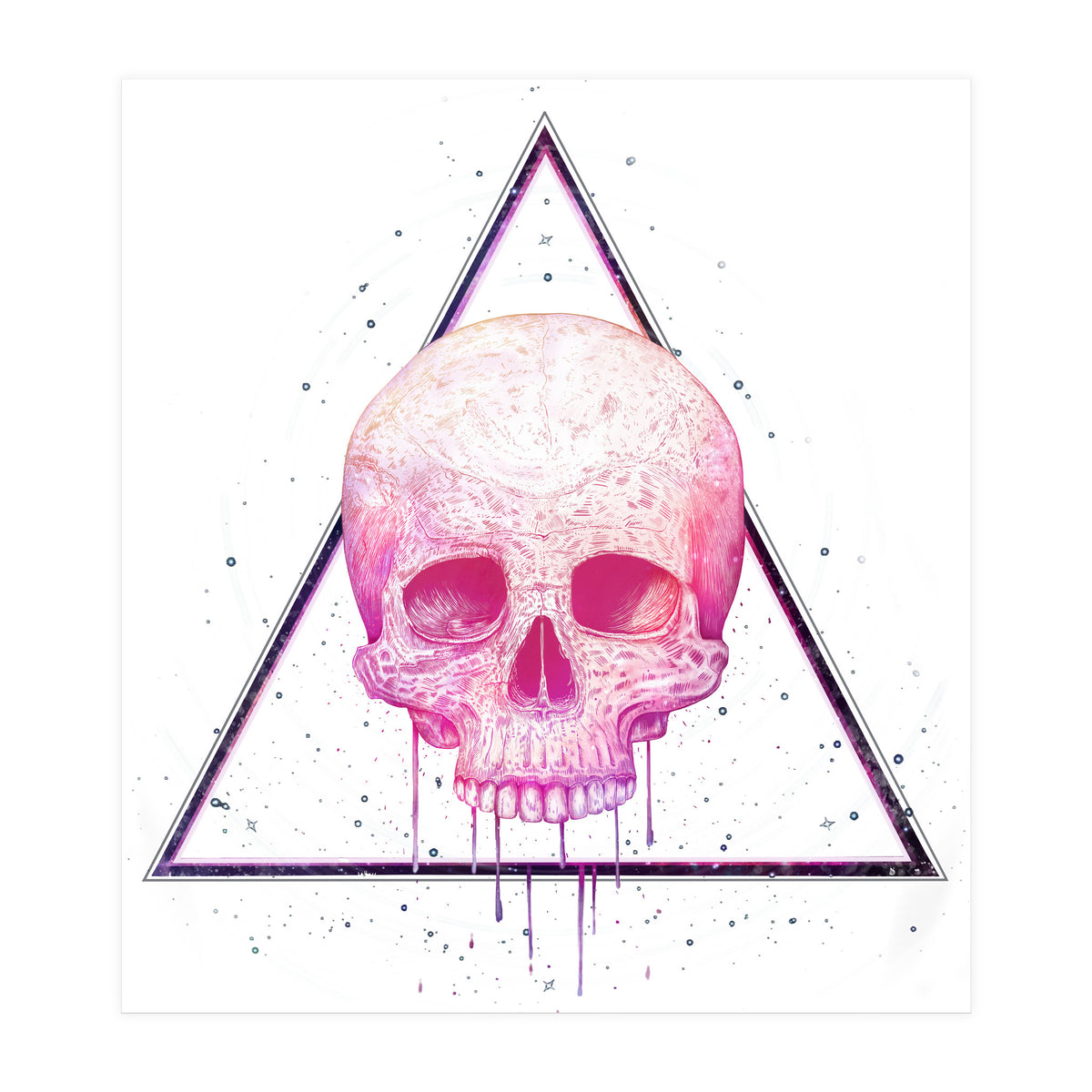 Skull In Triangle (Print Only)