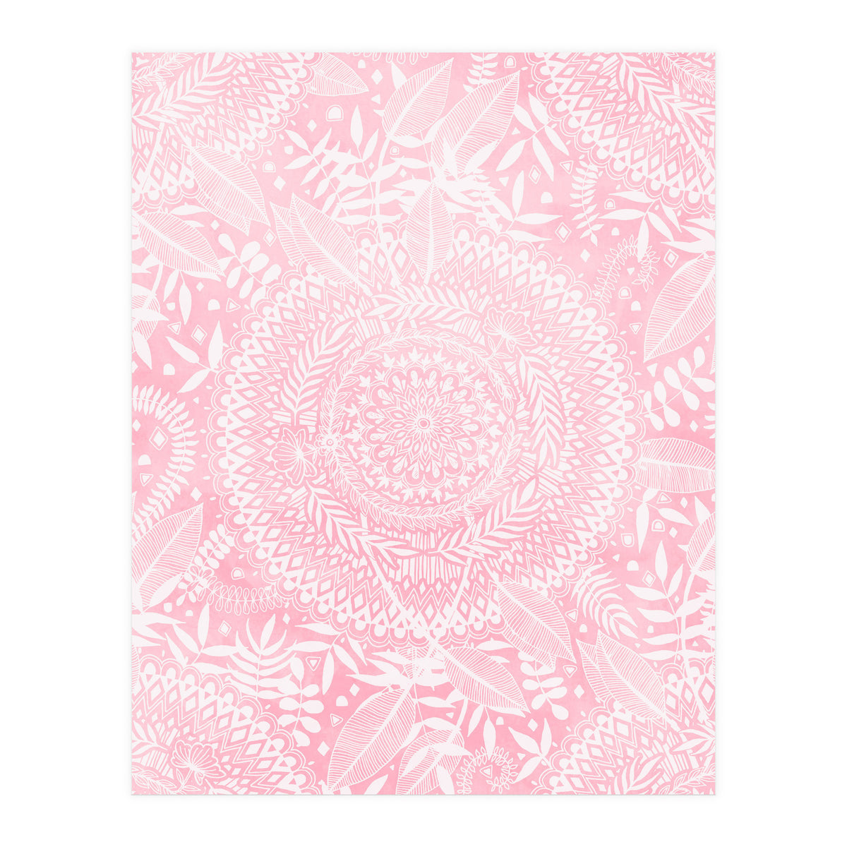 Medallion Pattern in Blush Pink (Print Only)