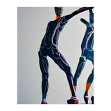 Cyborg dancing modern Ballet on Stage (Print Only) thumbnail