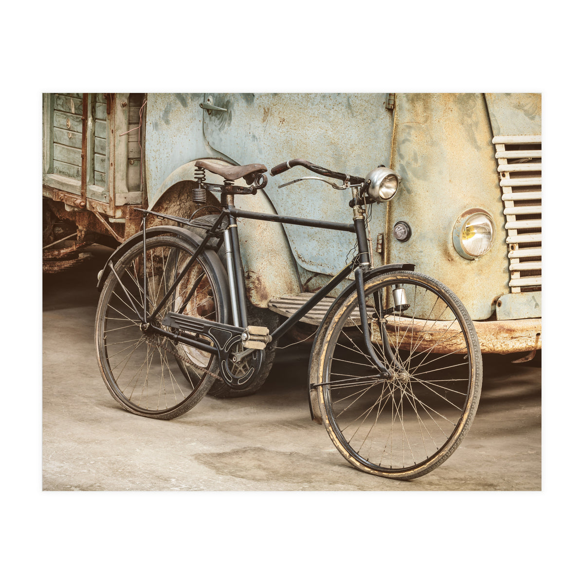 The Bicycle in the old Factory (Print Only)