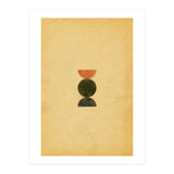 Blurry mid century modern shapes (Print Only) thumbnail
