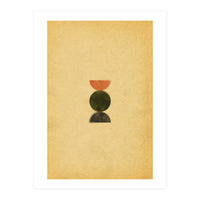 Blurry mid century modern shapes (Print Only)