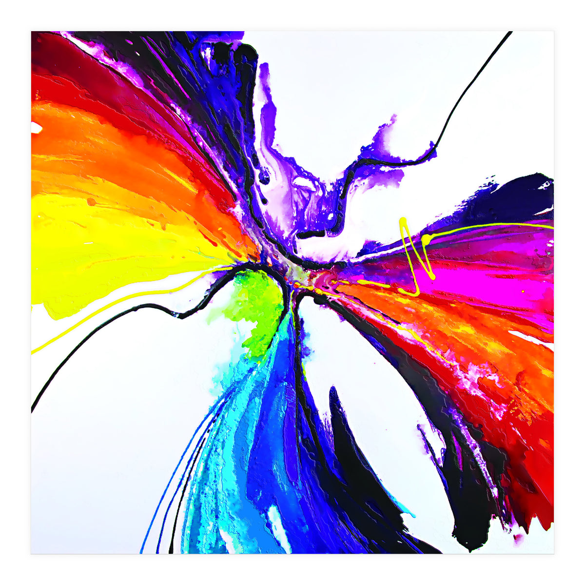 Abstract Art Britto - QB294 (Print Only)