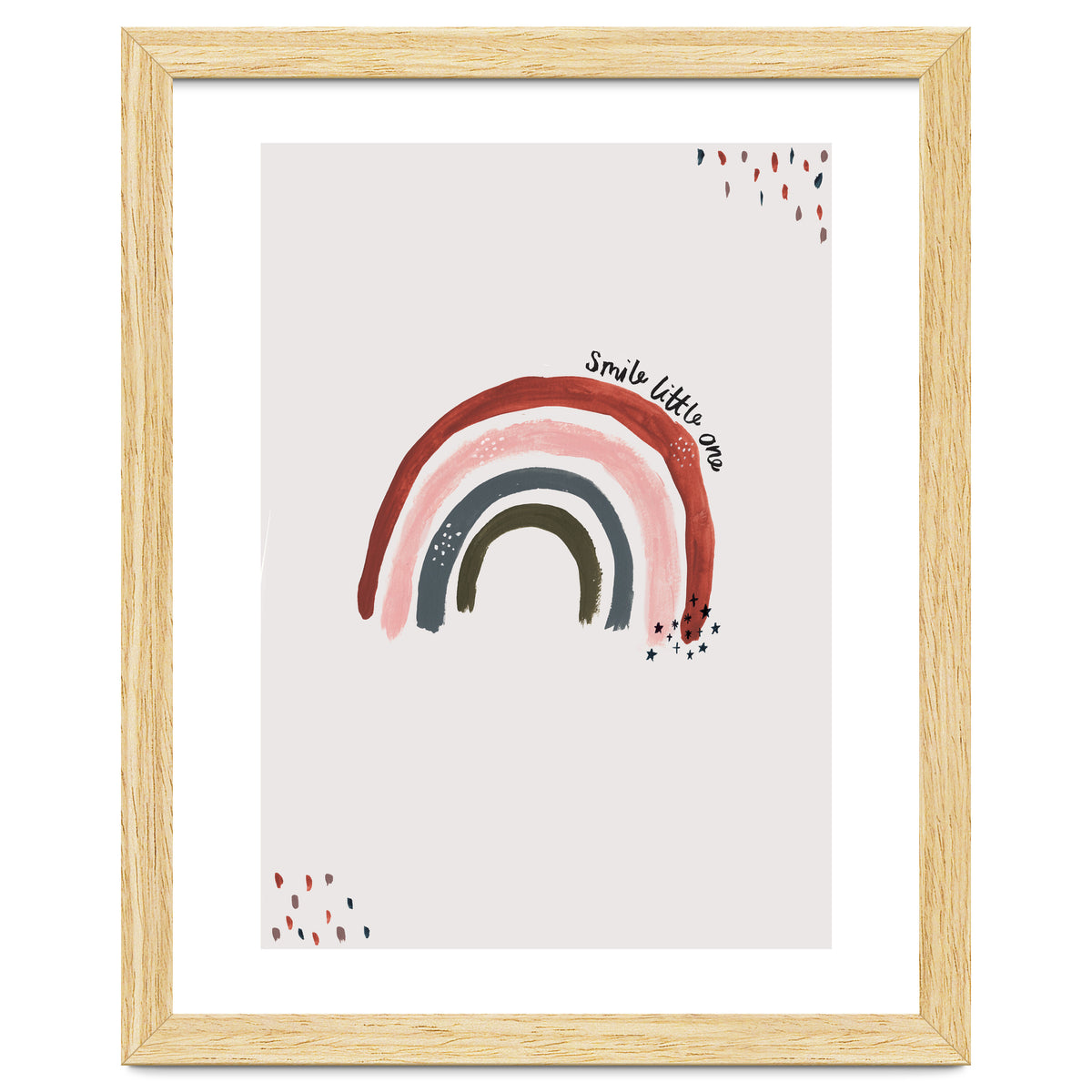 Smile Little One Rainbow Portrait