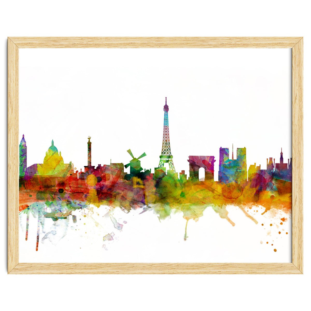 Paris France Skyline