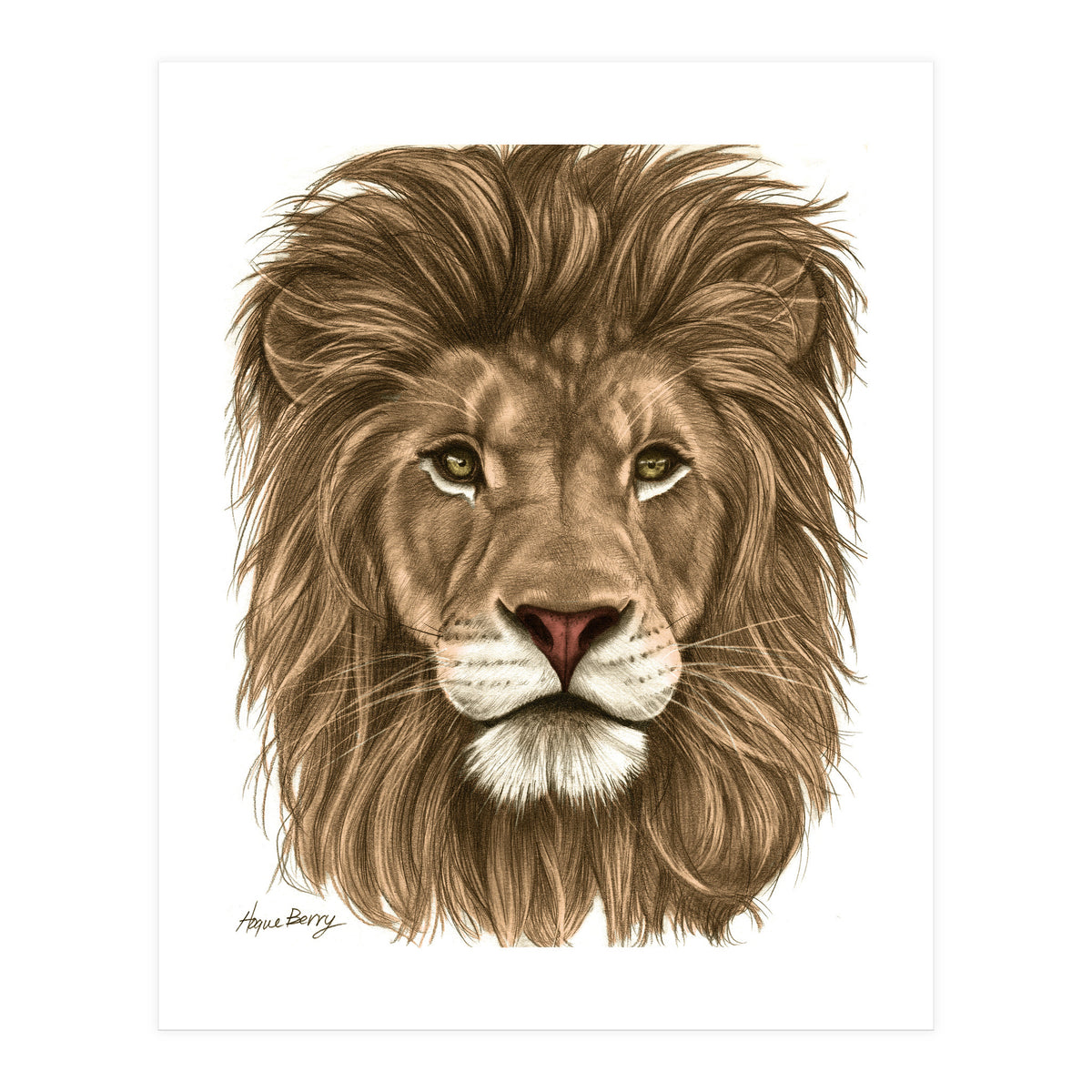 The Majestic Lion (Print Only)