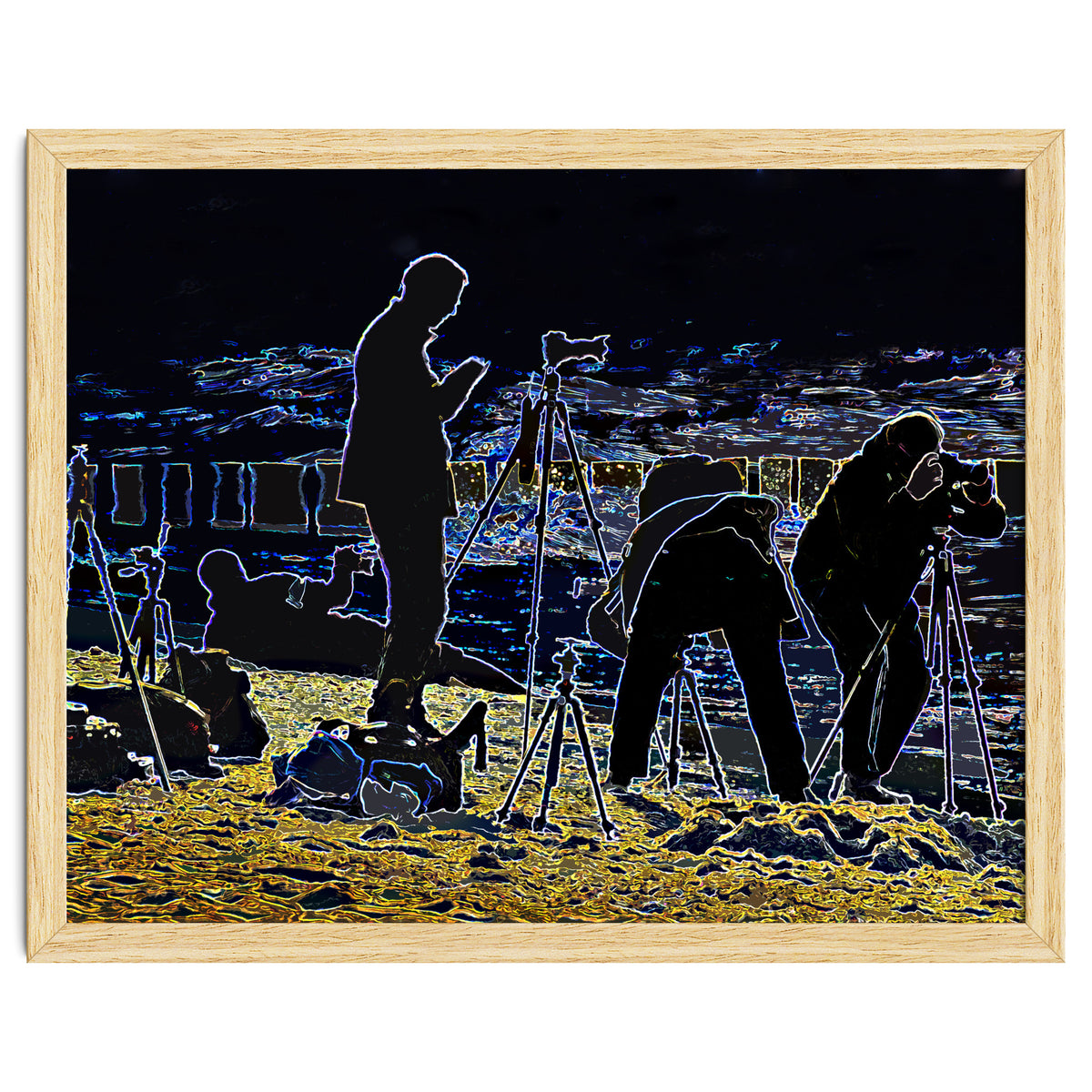 Photographers at the beach