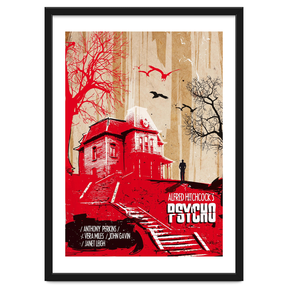 Psycho movie poster