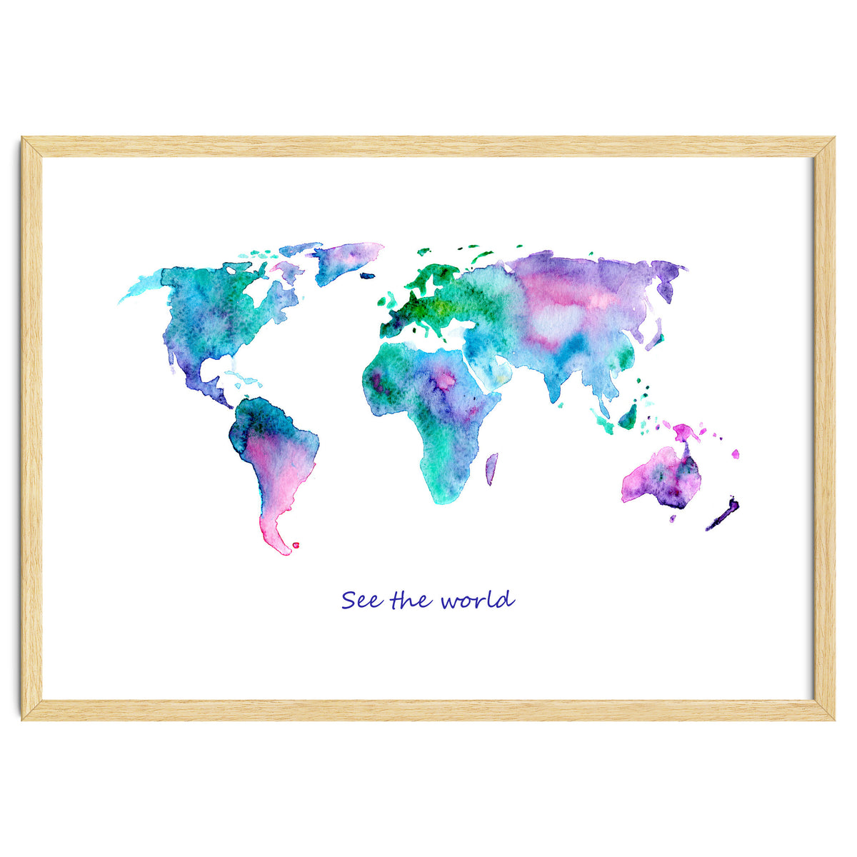 See the world || watercolor