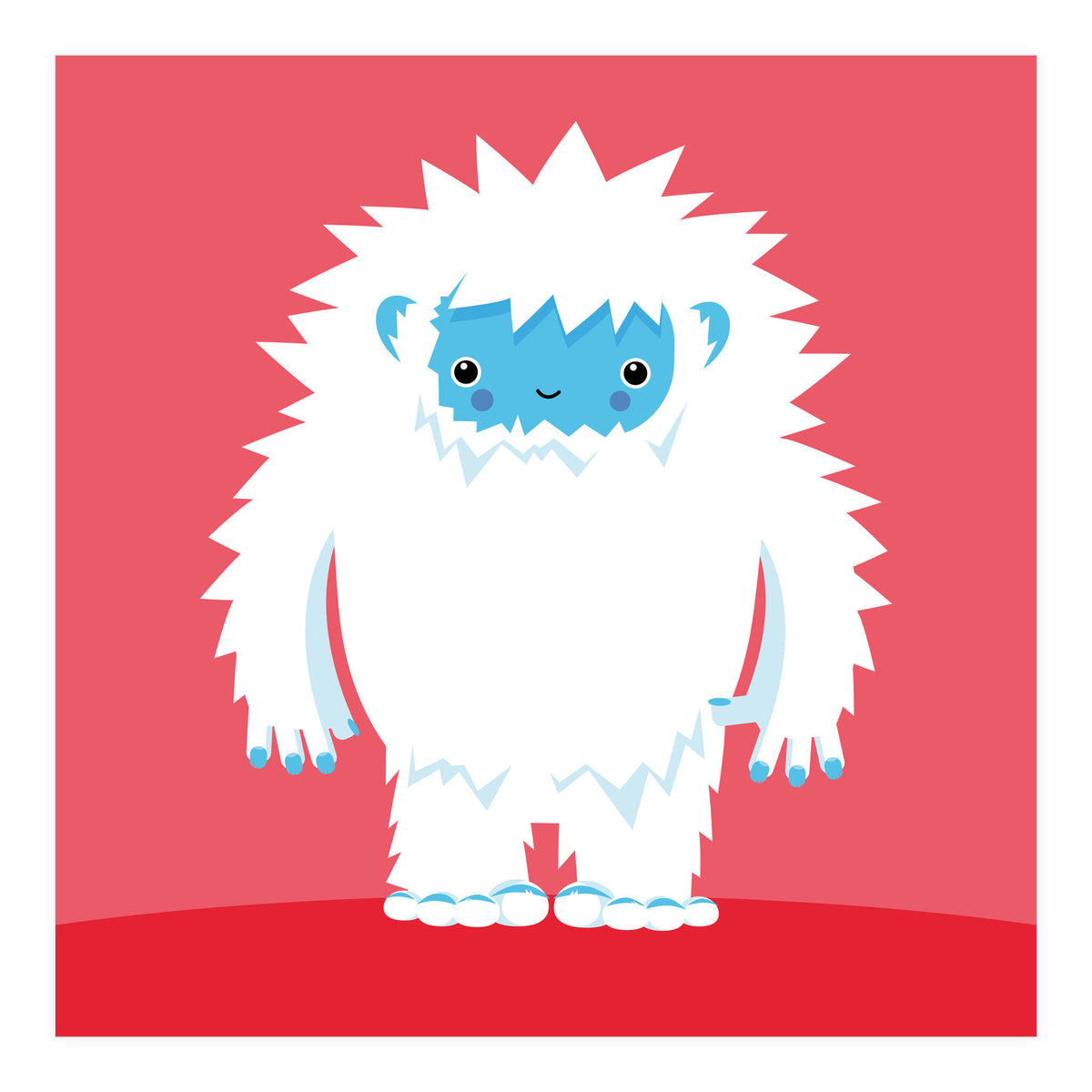 Big Hugs Kawaii Yeti (Print Only)