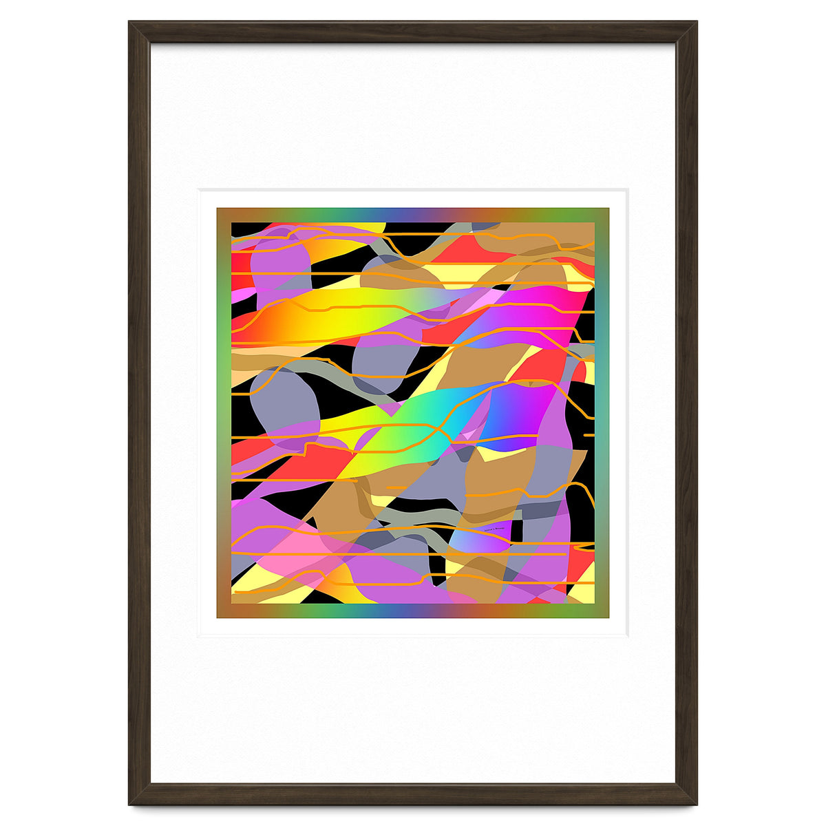 ABSTRACT COLOR BANDS