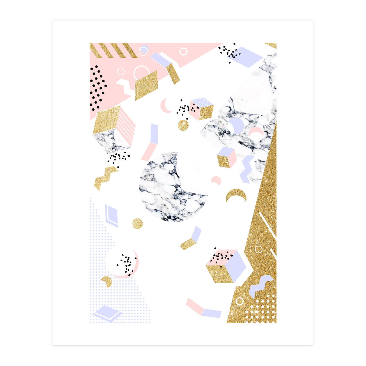 Marble Moon Abstraction (Print Only)