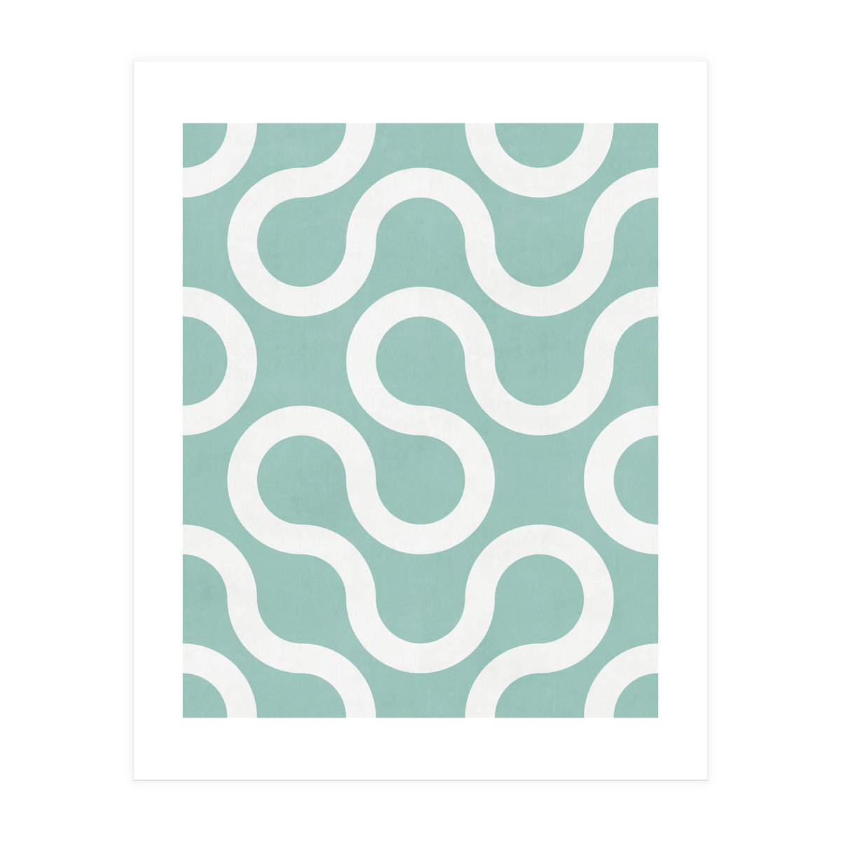 My Favorite Geometric Patterns No.34 - Light Blue (Print Only)