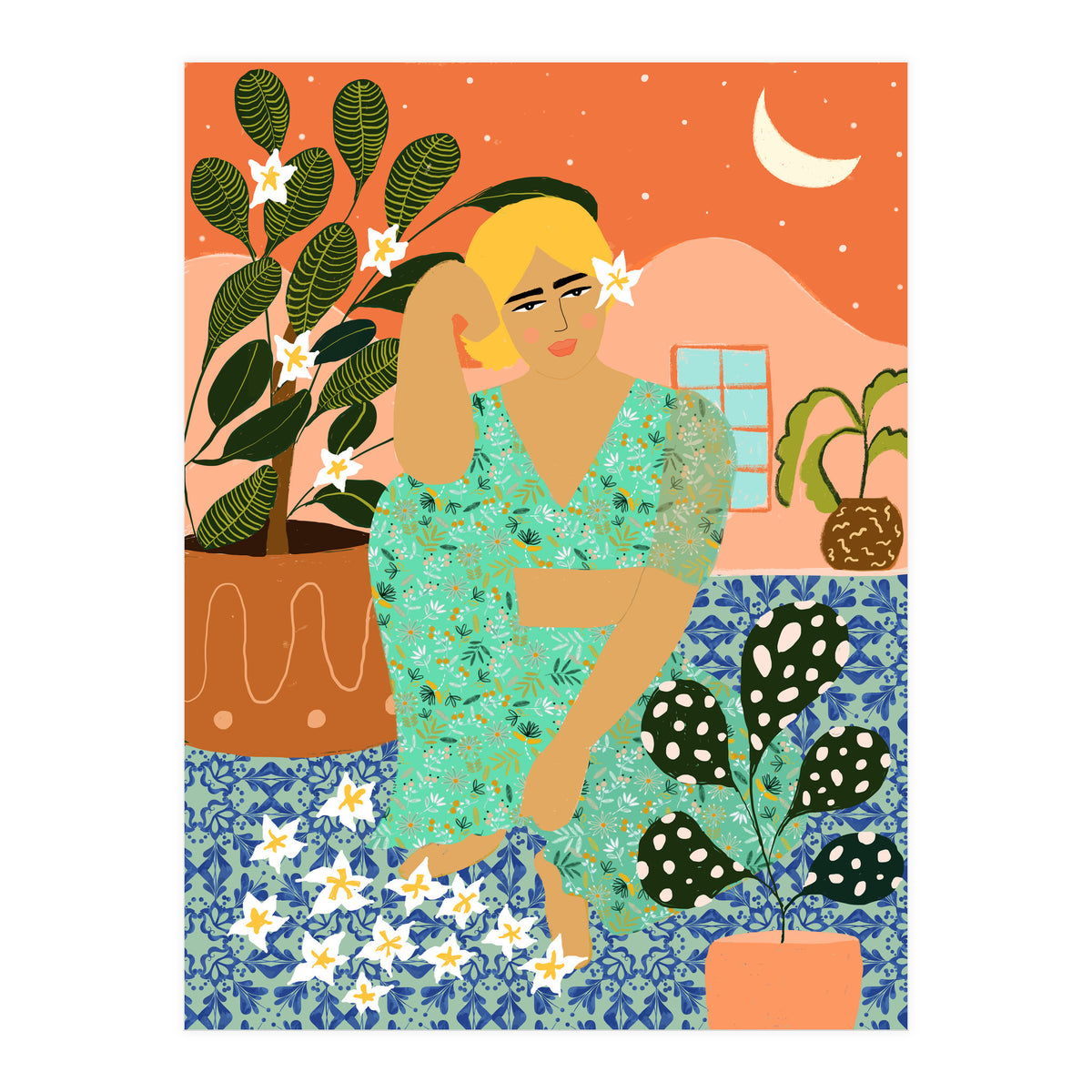 Flower Collector (Print Only)