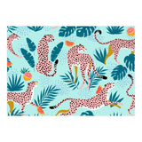 Cheetahs In The Grapefruit Grove, Tropical Jungle bohemian Wildlife, Tiger Wild Cat Nature Forest (Print Only) thumbnail
