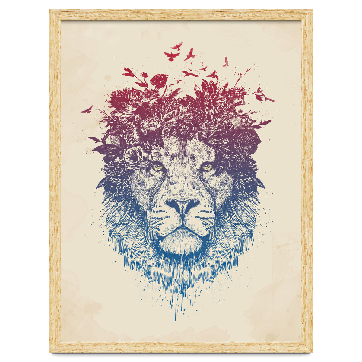Floral Lion III