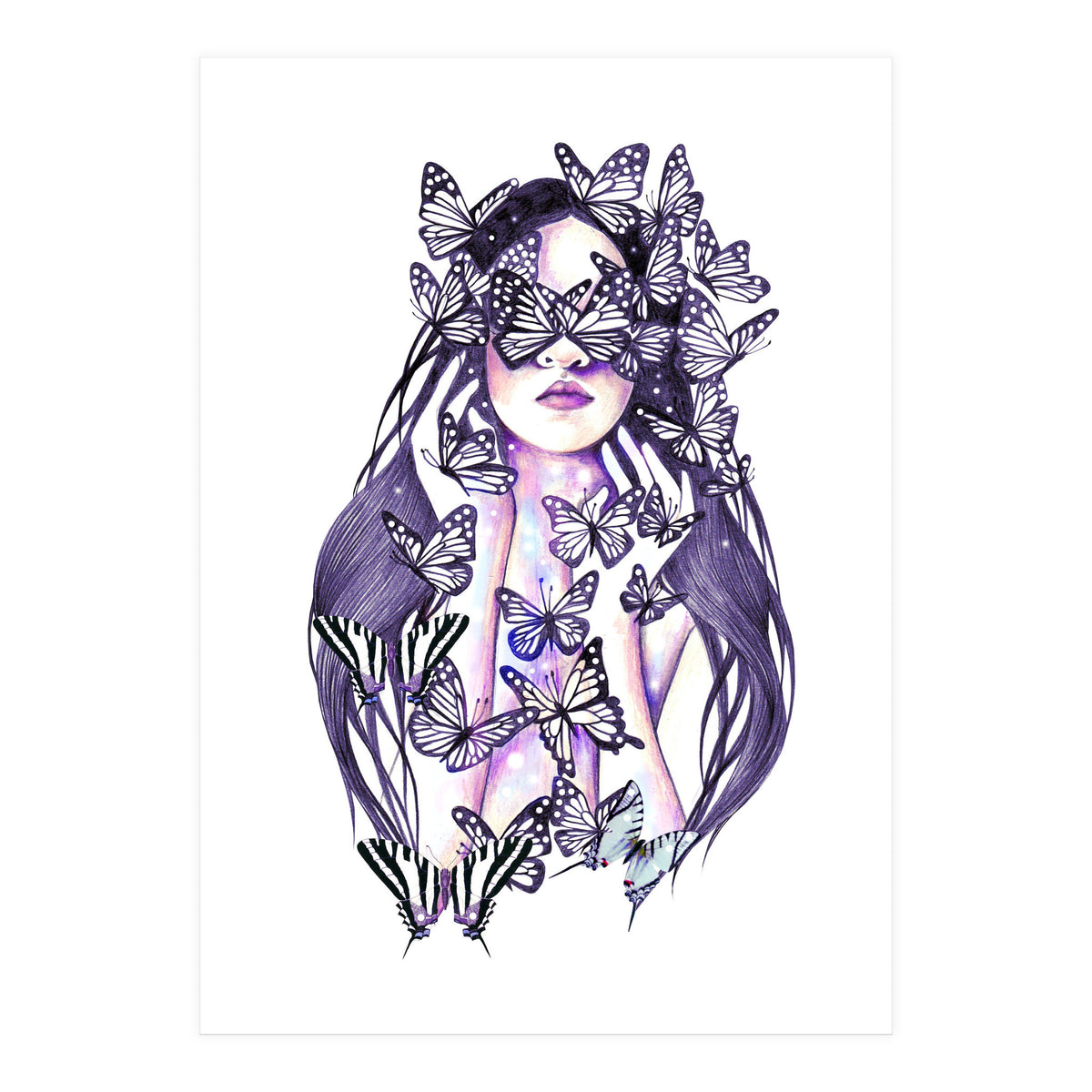 Lady Butterfly (Print Only)