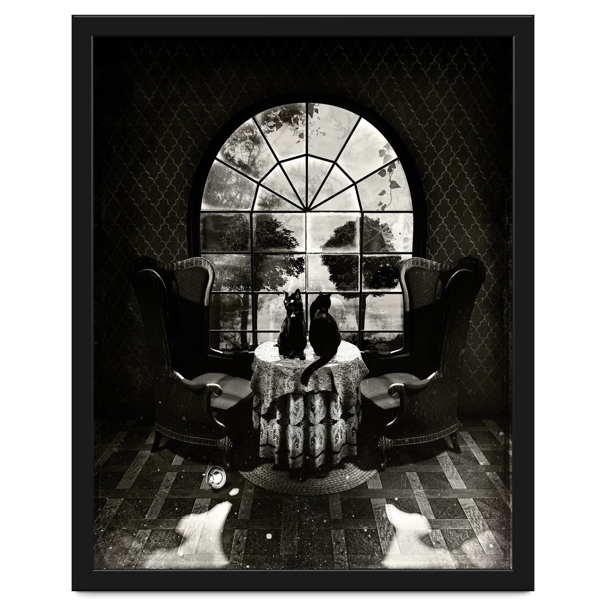Room Skull Bw