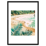 Beach Weekend | Pastel Ocean Sea Tropical Travel | Scenic Sand Palm People Boho Vacation thumbnail