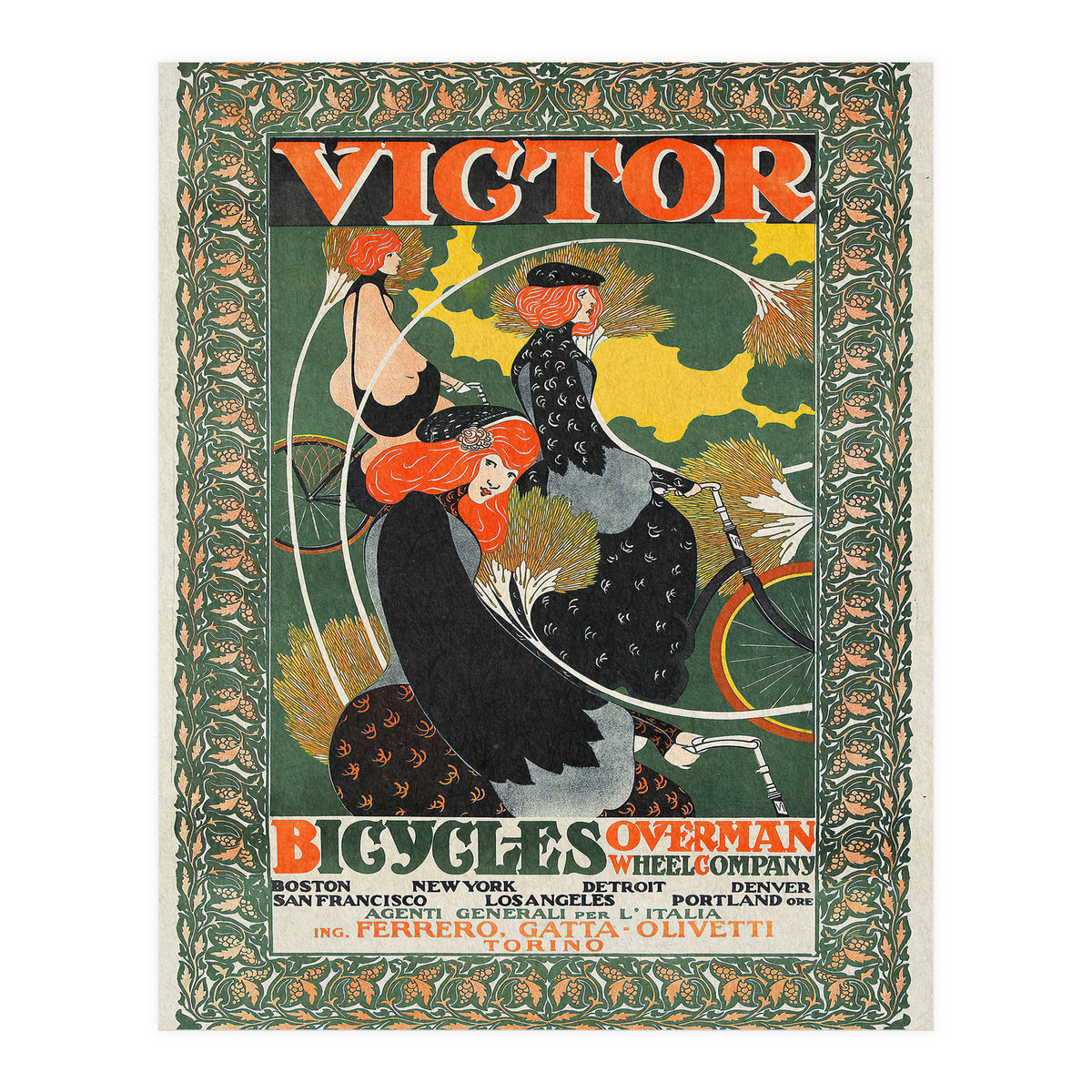 Victor Bicycles Advertisment (Print Only)