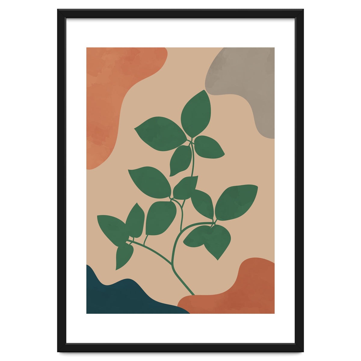 Botanical Neutral Earthy Tones