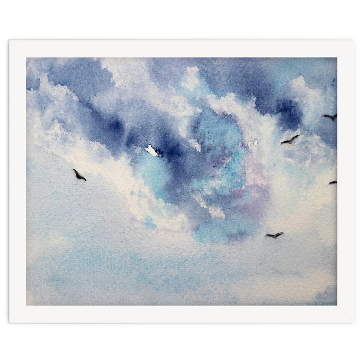 Dramatic sky || watercolor