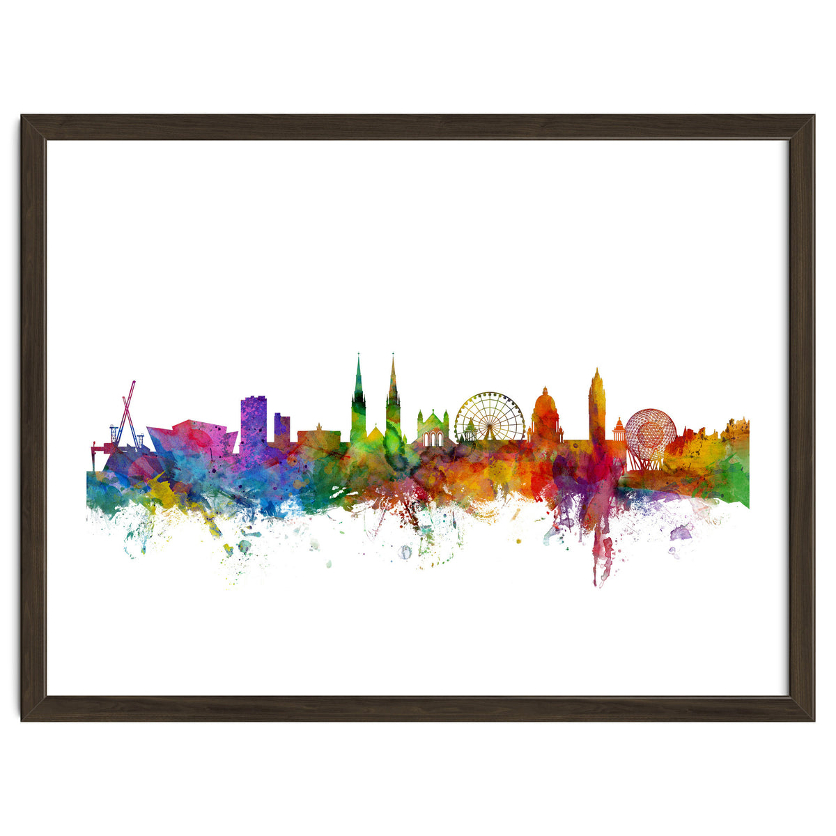 Belfast Northern Ireland Skyline