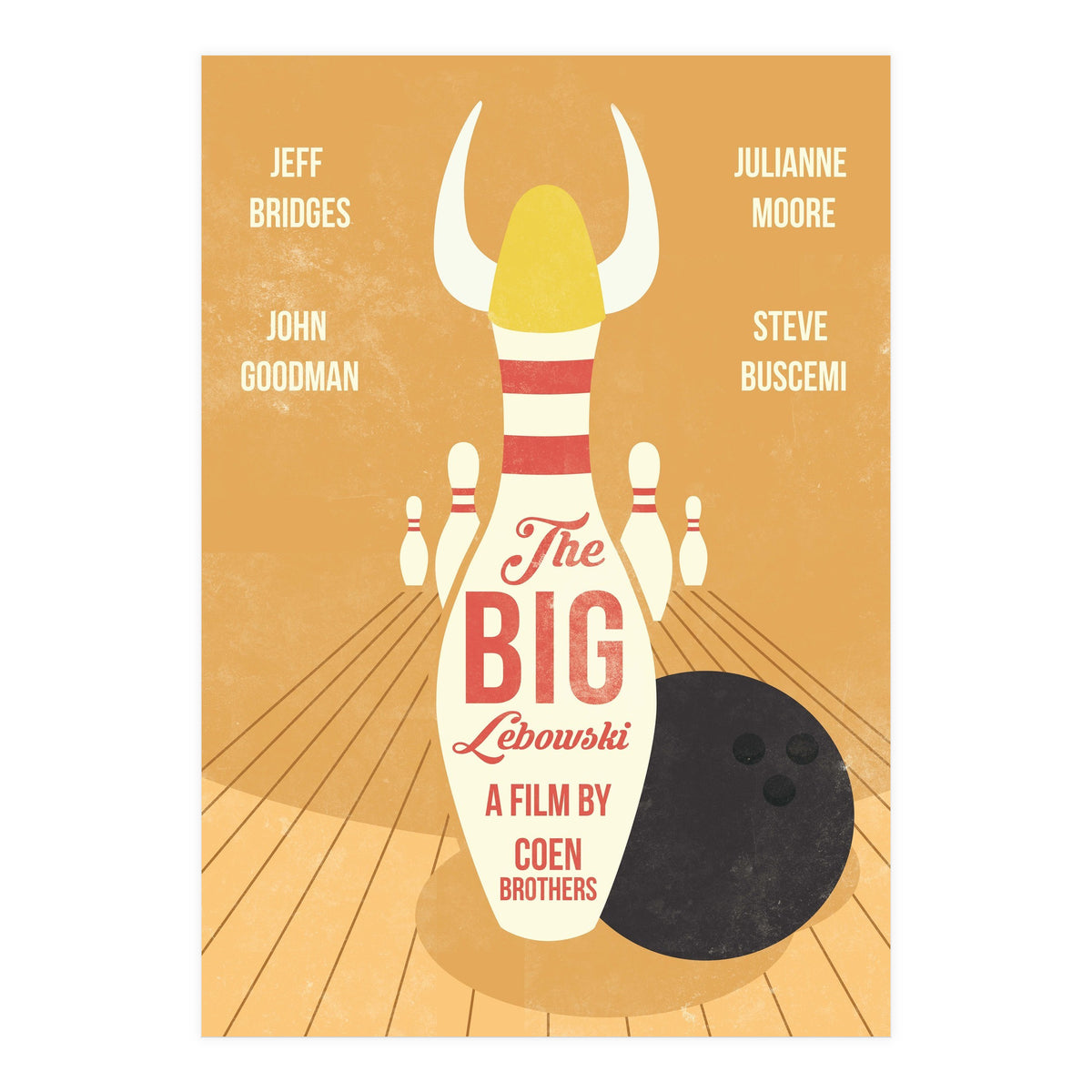 Big Lebowski movie poster (Print Only)