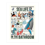 Sea Life in the Bathroom (Print Only) thumbnail