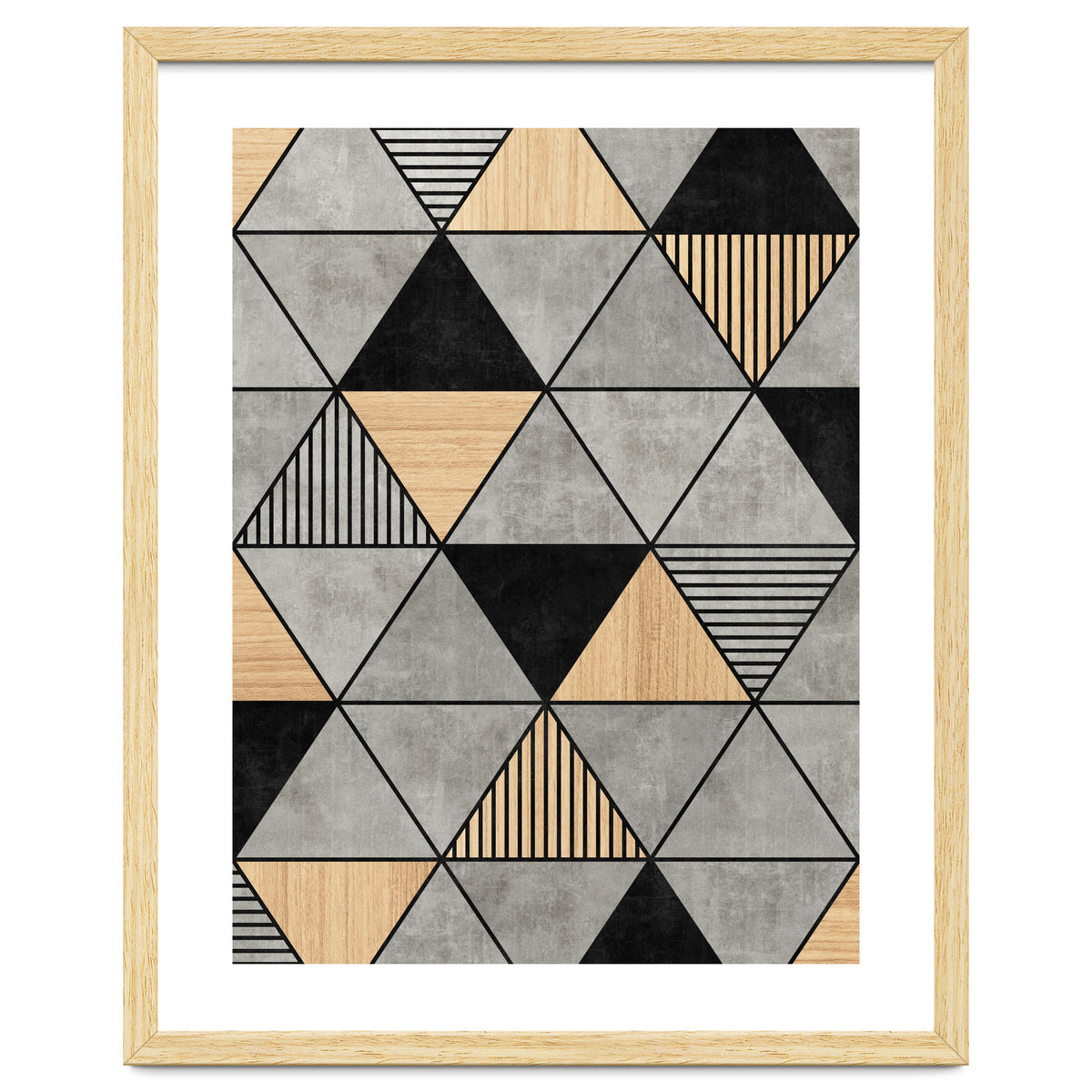Concrete and Wood Triangles 2
