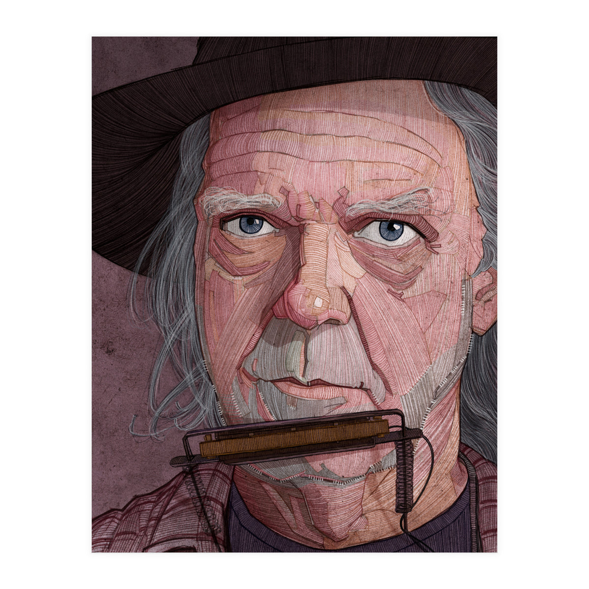 Neil Young Portrait (Print Only)