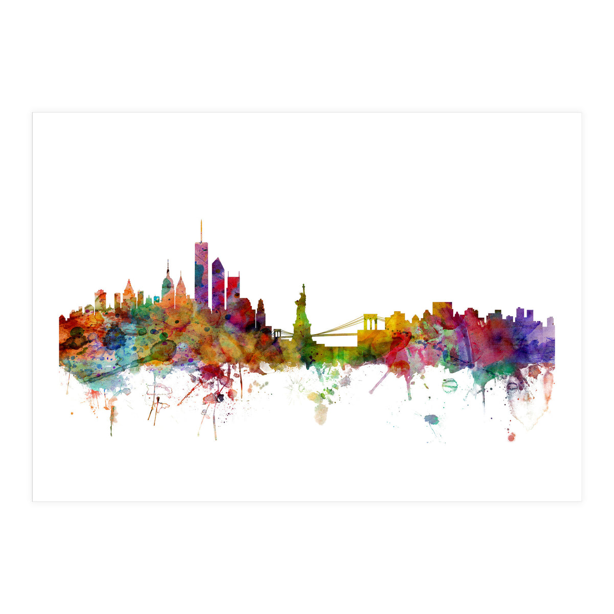 New York Skyline (Print Only)