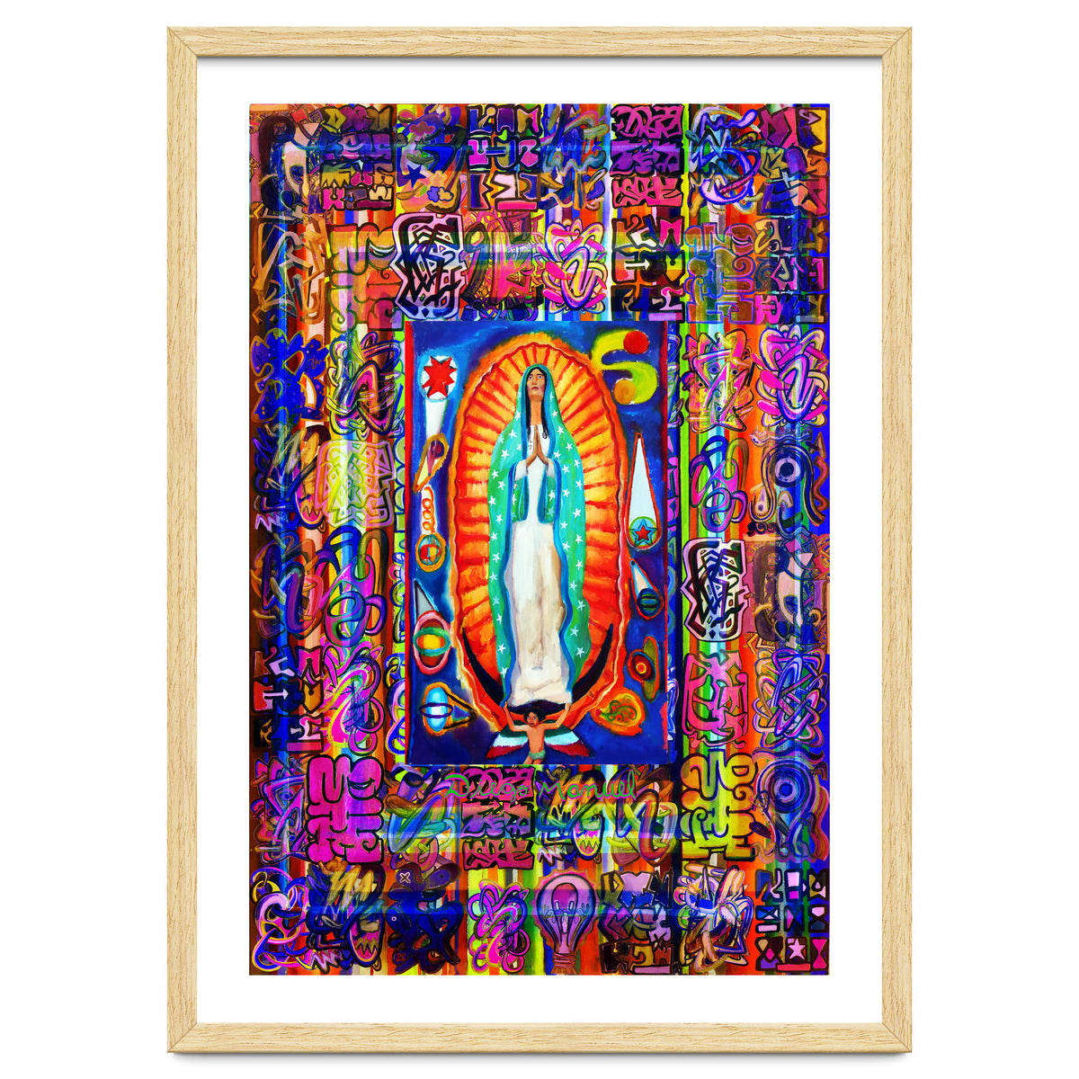 Graffiti Digital 2022 344 and Virgin of Guadalupe