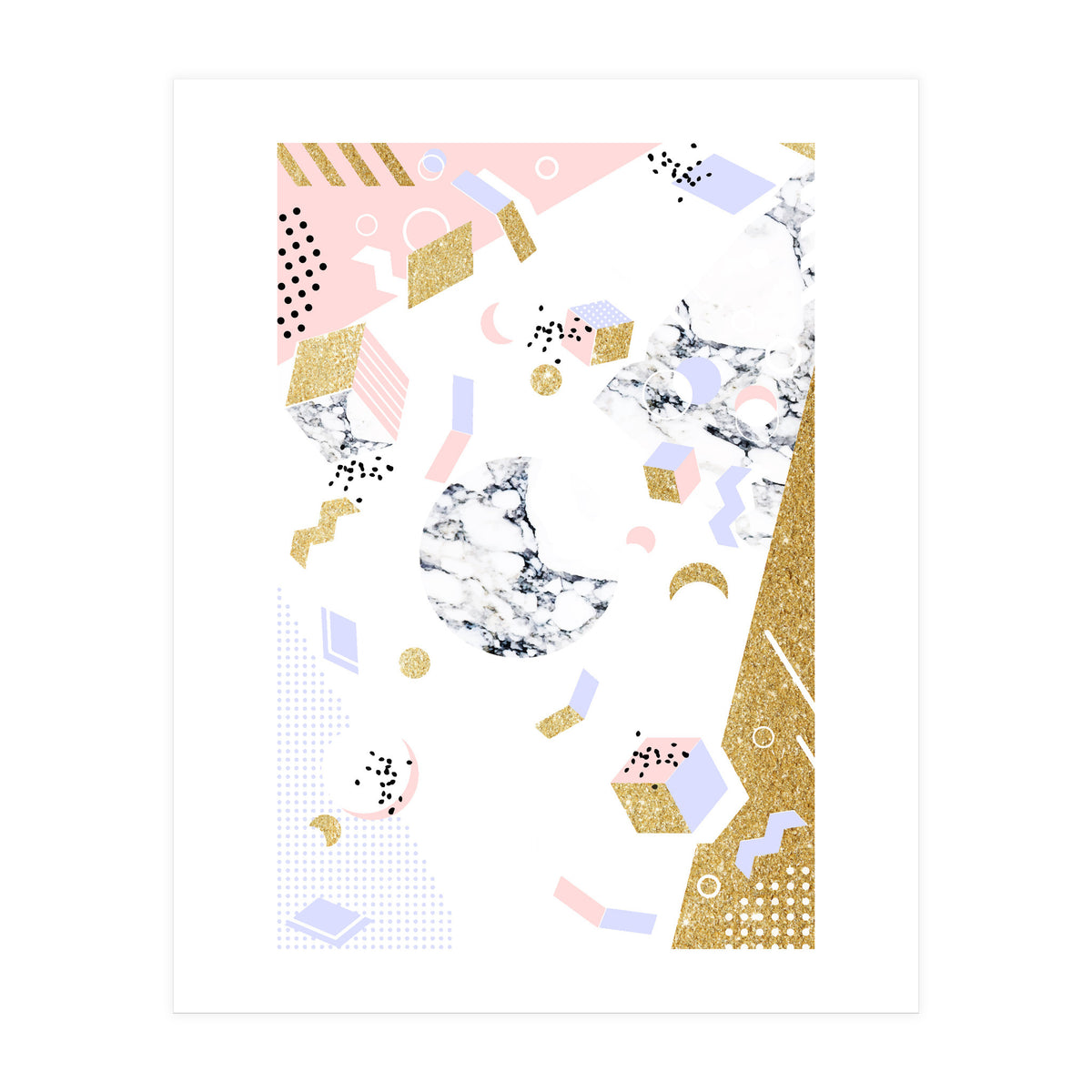 Marble Moon Abstraction (Print Only)