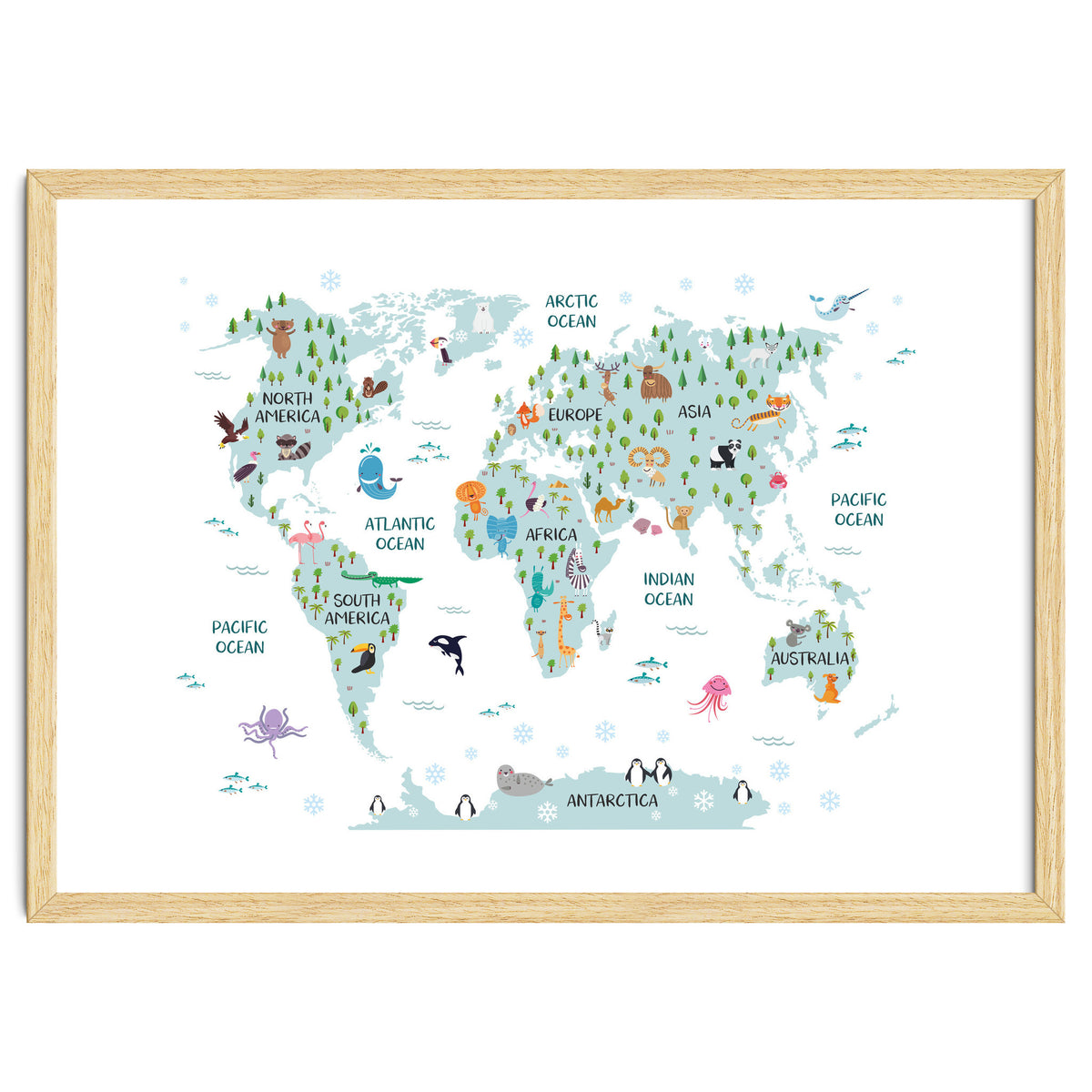 Animal World Map