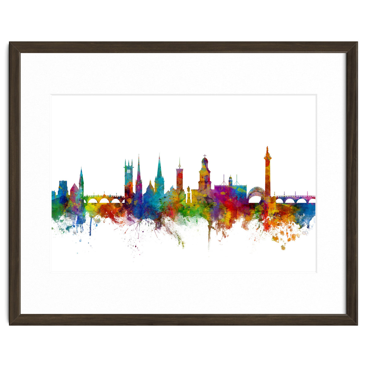 Shrewsbury England Skyline