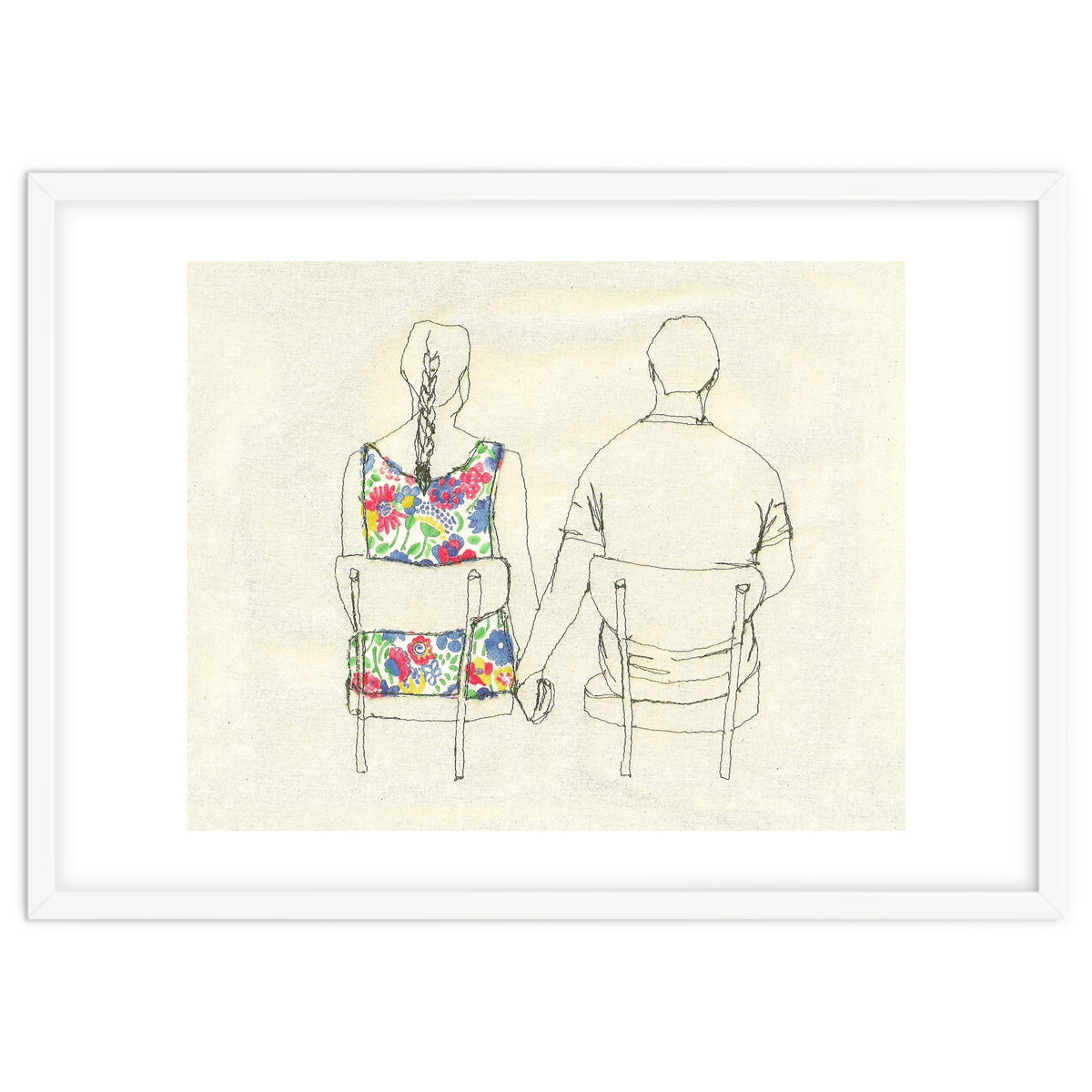 Colourful Couple Print