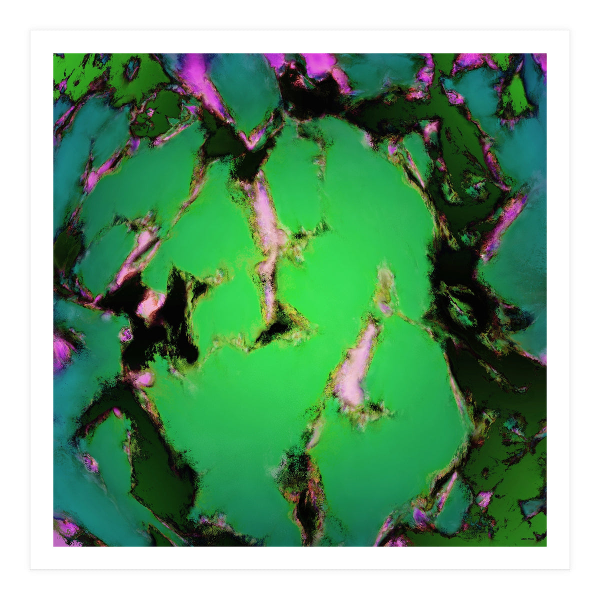 Soft Green Shatter (Print Only)