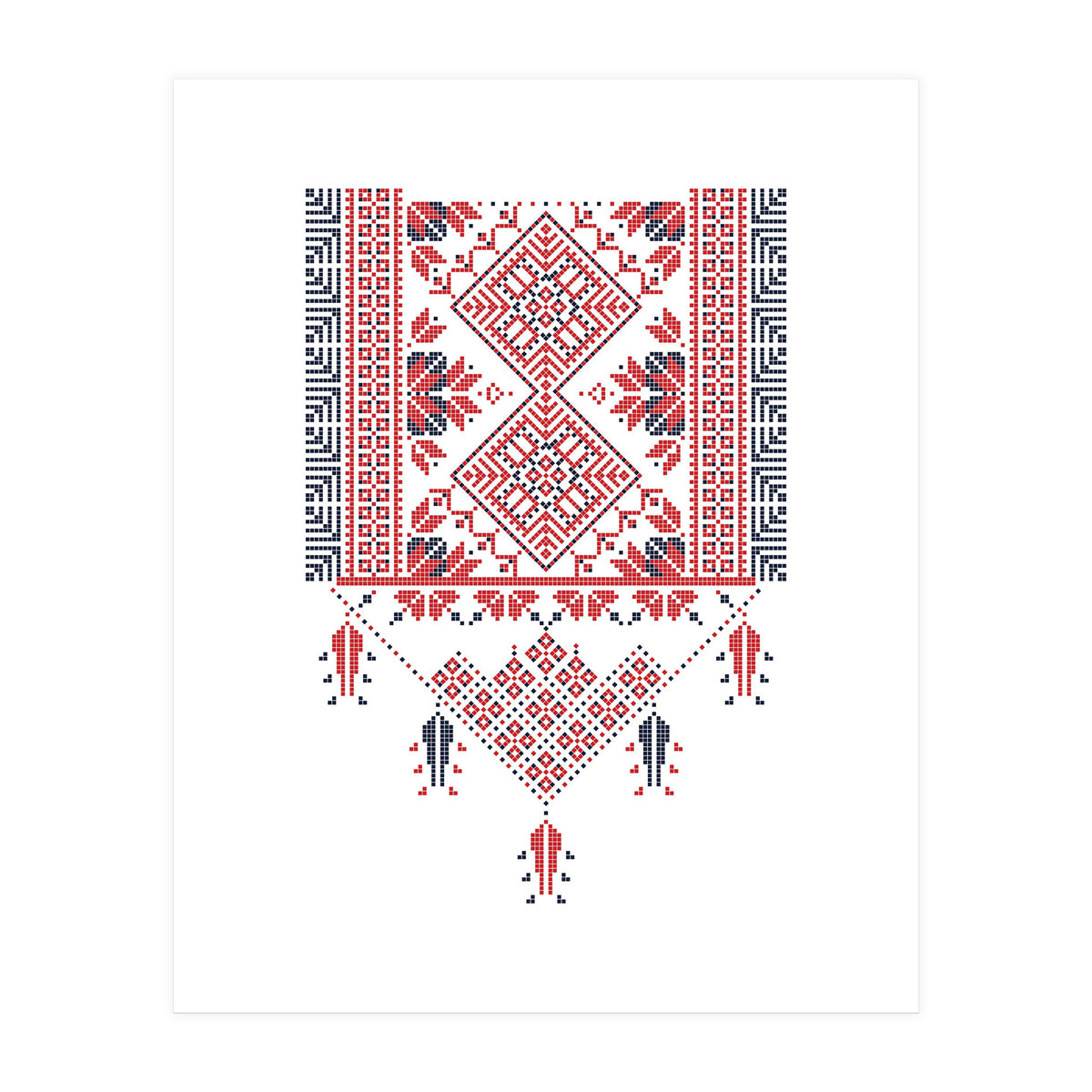 Tatreez Ornament 11 (Print Only)