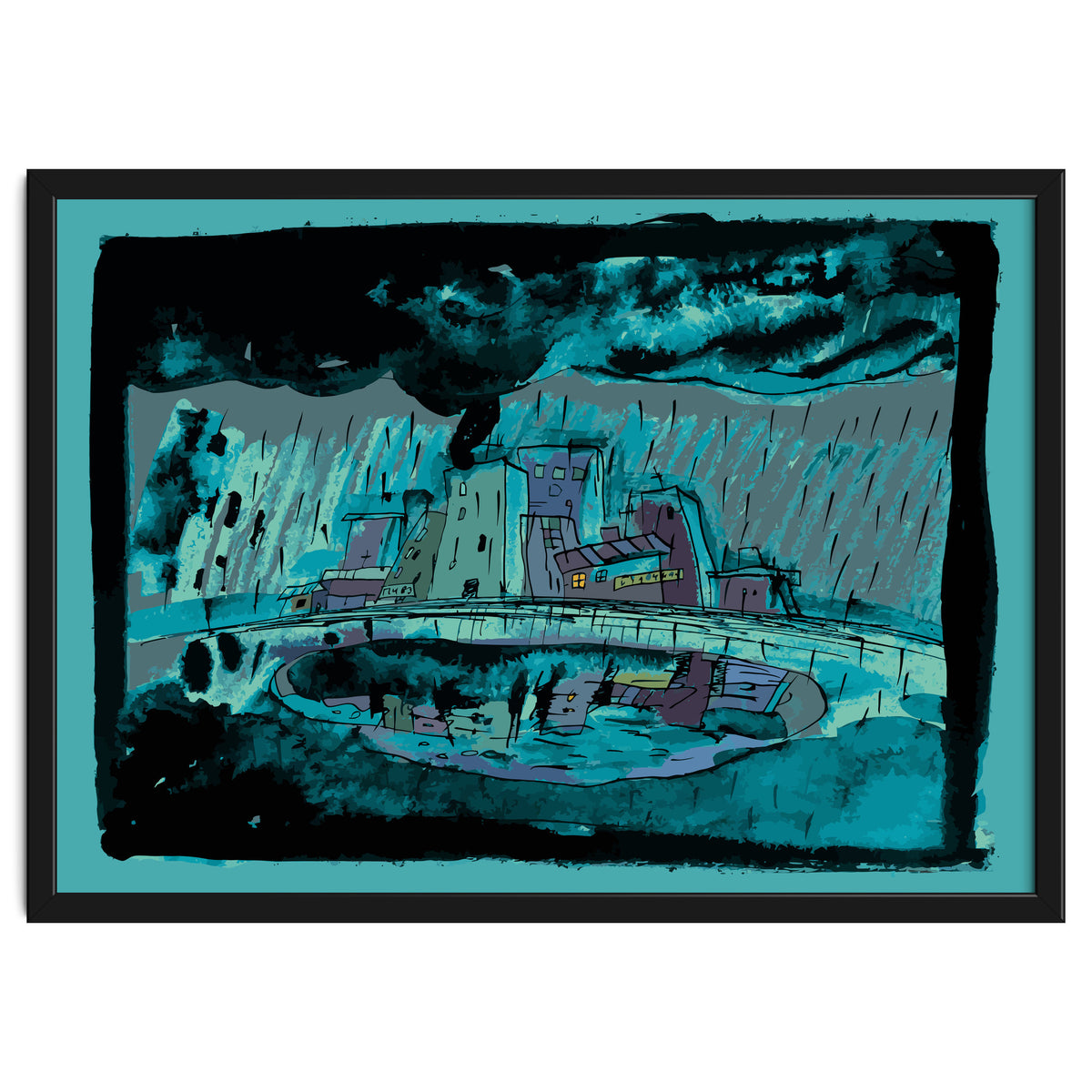 Autumn Rain in the Old City