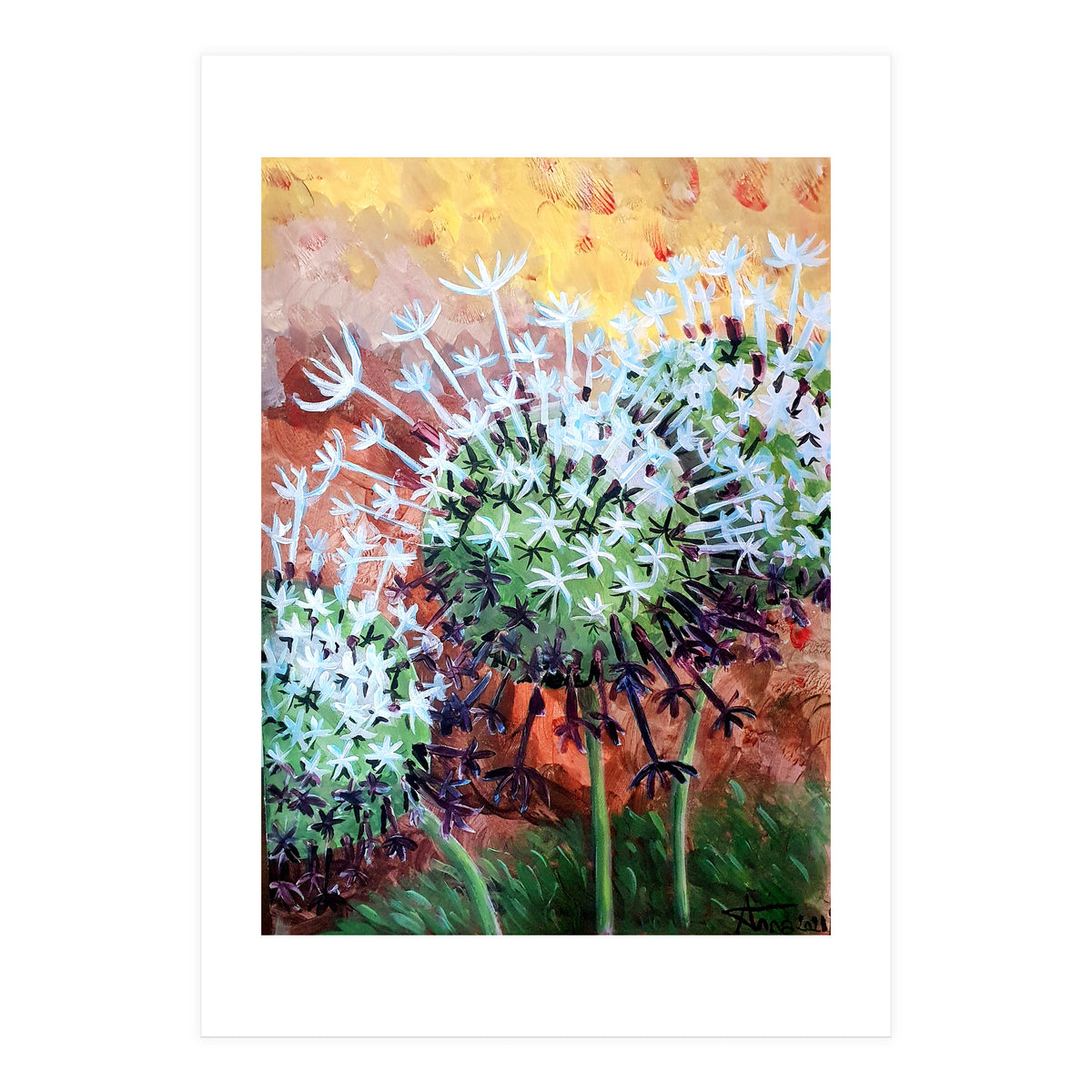 Three Dandelions (Print Only)