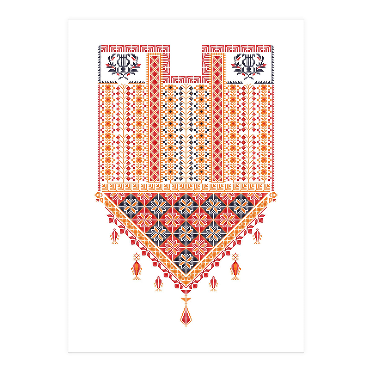 Tatreez Ornament 1 (Print Only)