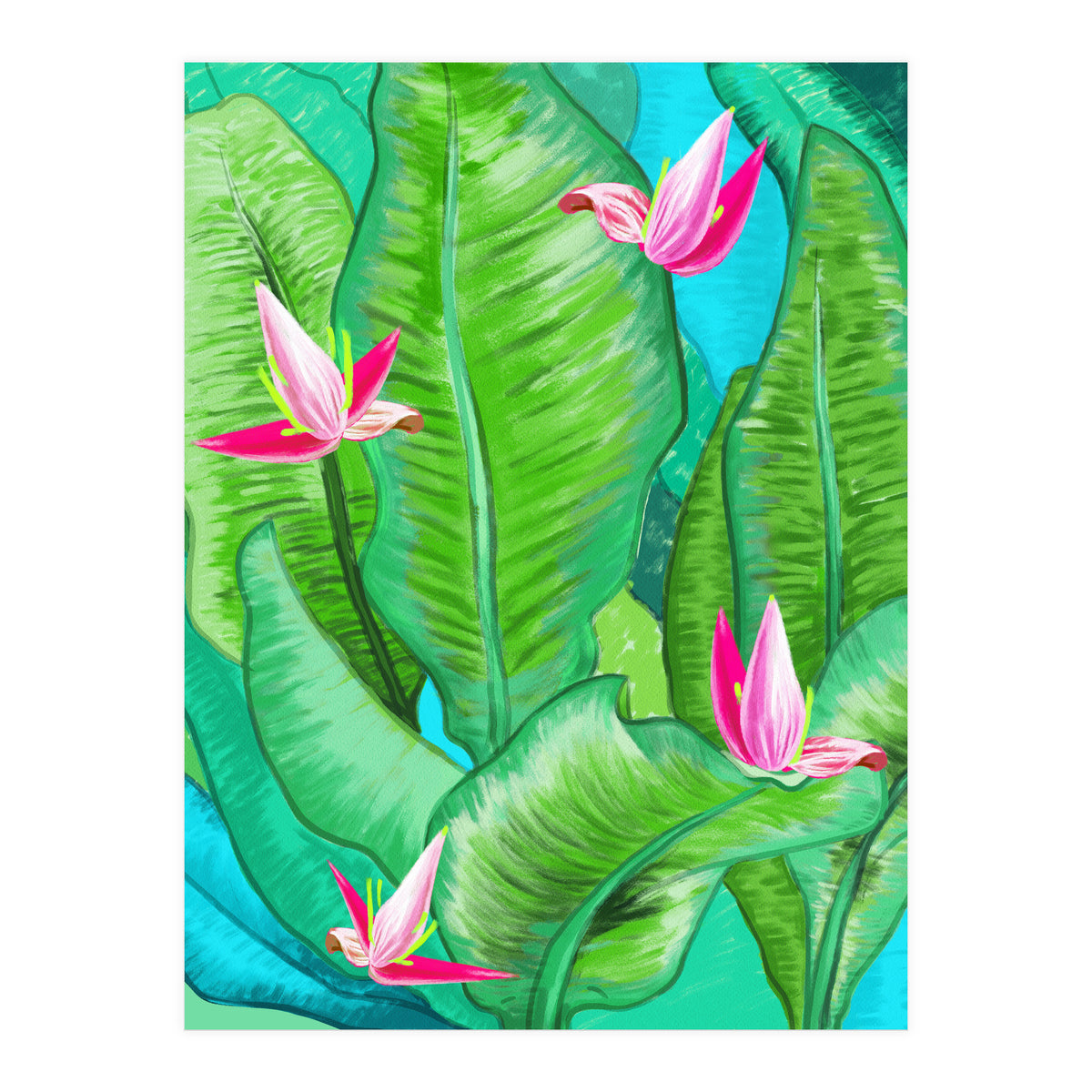 Banana Floral (Print Only)