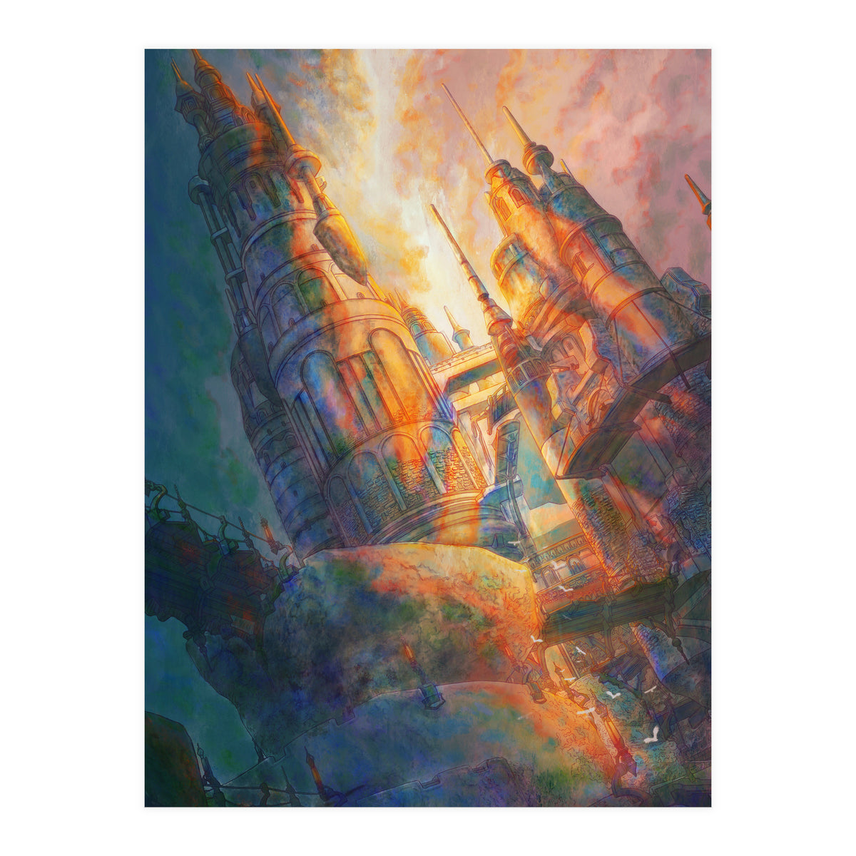 Limsa Lominsa At Dawn (Print Only)