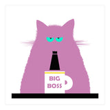 Big Boss Lilac Cat  (Print Only) thumbnail
