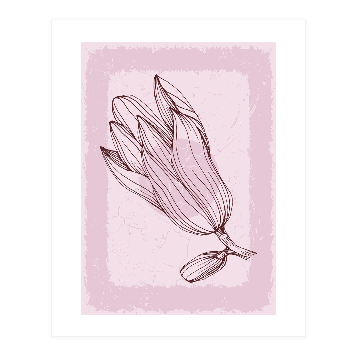 Magnolia - Minimalist Garden Leaves (Print Only)