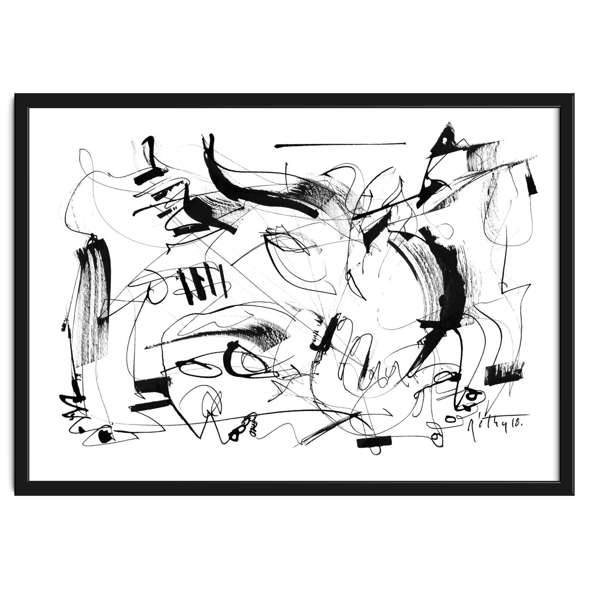 Crushed by a Bull - b&w